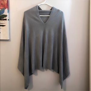 Blue-Grey Poncho